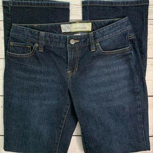 Ann Taylor Loft Womens Blue Curvy Boot Jeans Sz 4P